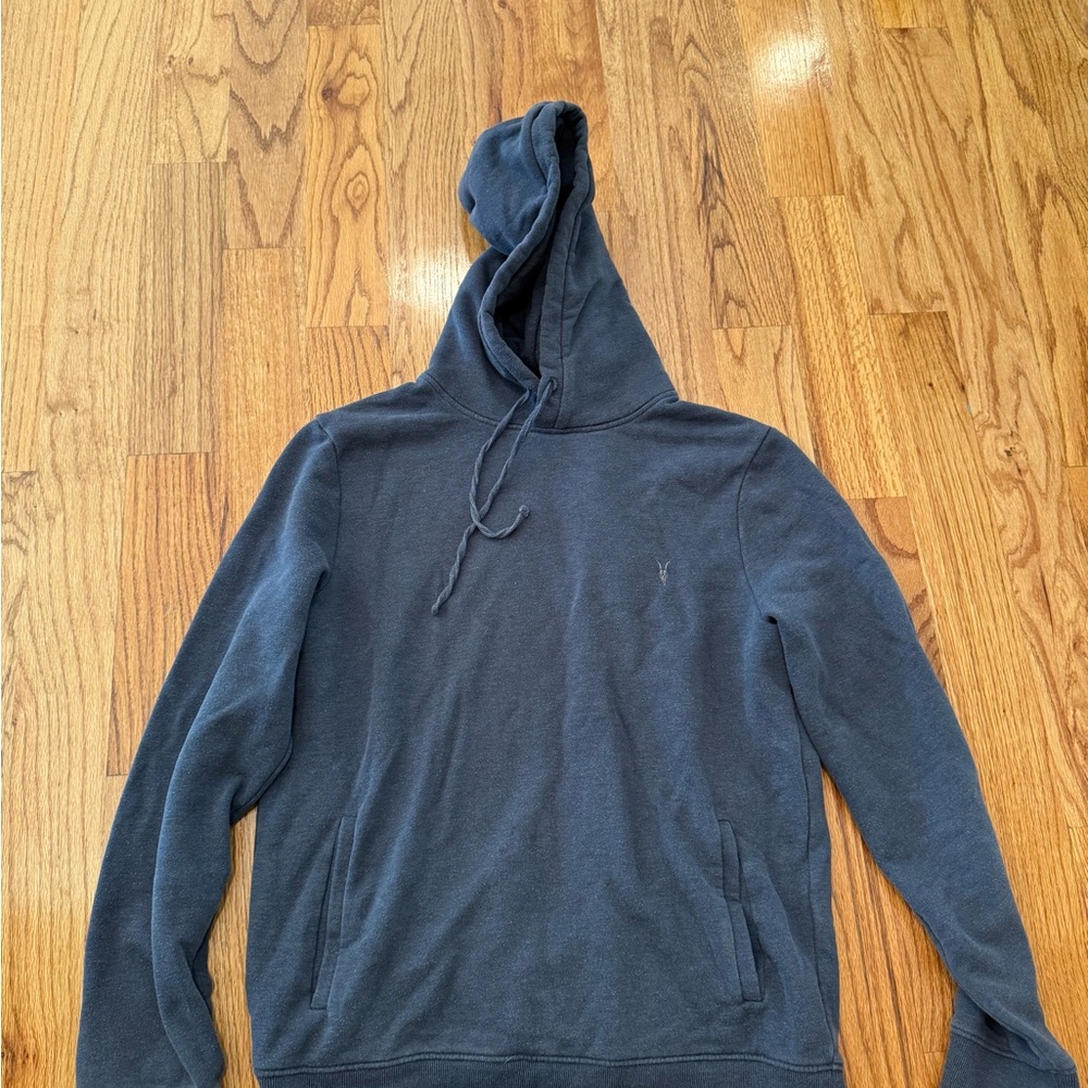 All Saints Blue Hoodie